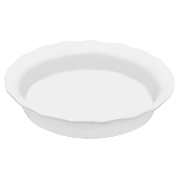 Corningware French White 9" Pie Plate & Reviews Wayfair